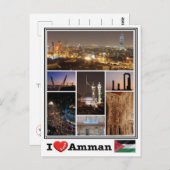 JO Jordan - Amman - Briefkaart (Voorkant / Achterkant)