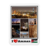 JO Jordan - Amman - I Love Mosaic - Magnet Magneet (Verticaal)
