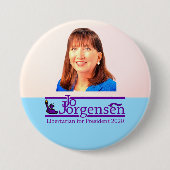Jo Jorgansen voor President 2020 Ronde Button 7,6 Cm (Voorkant)