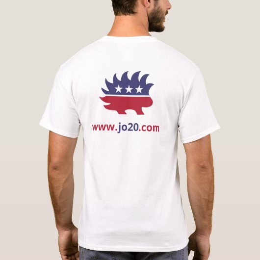 Jo Jorgensen voor President - 2020 T-shirt (Achterkant)