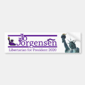 Jo Jorgensen voor President Bumpersticker (Voorkant)