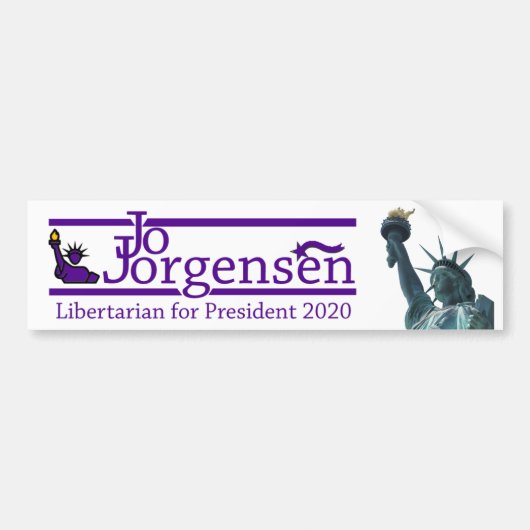 Jo Jorgensen voor President Bumpersticker (Voorkant)