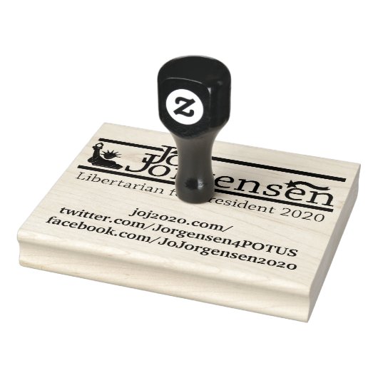 Jo Jorgensen voor President Rubberstempel (Stempel)