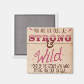 Jo, kleine vrouwen magneet (Voorkant / Achterkant)