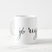 jó reggelt goedemorgen hongaarse Mok (Voorkant links)