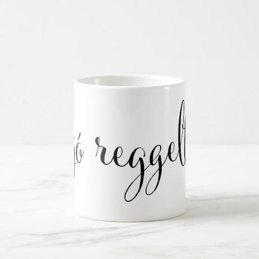 jó reggelt goedemorgen hongaarse Mok (Center)