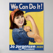 "Jo-sie de Riveter" Fundraiser-Poster Poster (Voorkant)