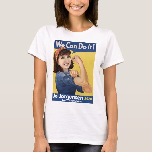 "Jo-sie de Riveter" Fundraiser T-Shirt (Voorkant)