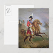 Joachim Murat op Horseback, 1814-15 Briefkaart (Voorkant / Achterkant)