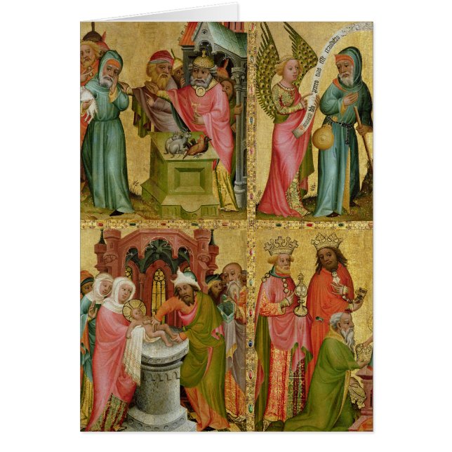 Joachim's offerfeest en omcirkeling van Christus (Voorkant)