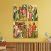 Joachim's offerfeest en omcirkeling van Christus Canvas Afdruk (Insitu (Woonkamer))