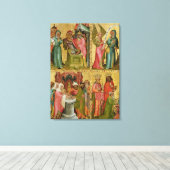 Joachim's offerfeest en omcirkeling van Christus Canvas Afdruk (Insitu (Houten vloer))