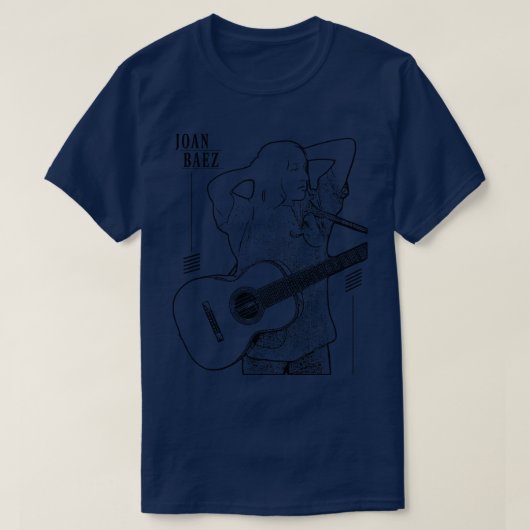 Joan baez 80s t-shirt (Design voorkant)