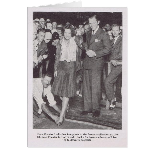 Joan Crawford Chinese Theater 1930 tijdschriftenfo (Voorkant)