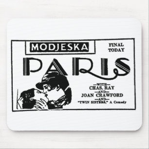 Joan Crawford PARIS 1926 Muismat