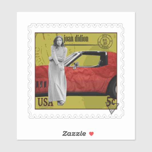 joan dididion sticker (Vel)
