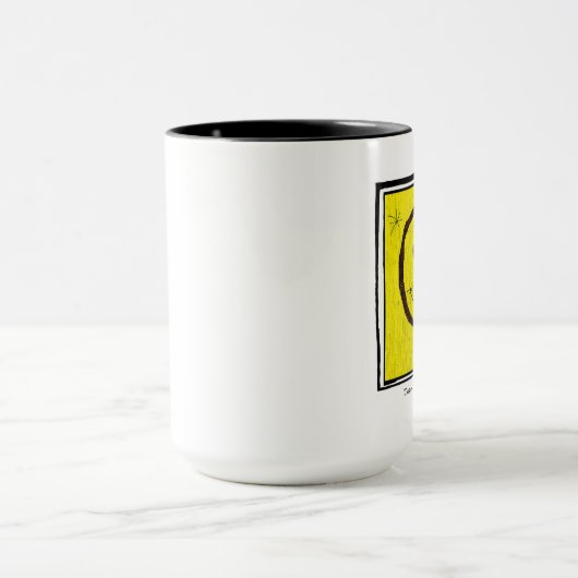 joan miro happy face mok (Midden)