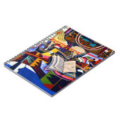 Joan Miro Horse Pipe en Red Flower Notitieboek (Linkerzijde)