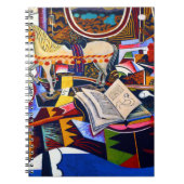 Joan Miro Horse Pipe en Red Flower Notitieboek (Voorkant)