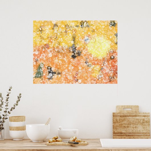 Joan Miro Revisited Poster (Keuken)