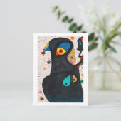 joan miro schilderijen kunst , abstracte kunst briefkaart (Staand voorkant)
