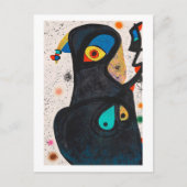 joan miro schilderijen kunst , abstracte kunst briefkaart (Voorkant)