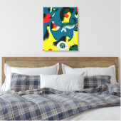joan miro schilderijen kunst , abstracte kunst canvas afdruk (Insitu (Slaapkamer))