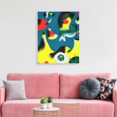 joan miro schilderijen kunst , abstracte kunst canvas afdruk (Insitu (Woonkamer))