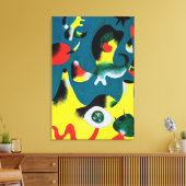 joan miro schilderijen kunst , abstracte kunst canvas afdruk (Insitu (Woonkamer))