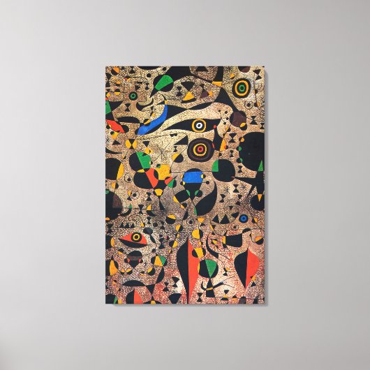 joan miro schilderijen kunst , abstracte kunst canvas afdruk (Voorkant)