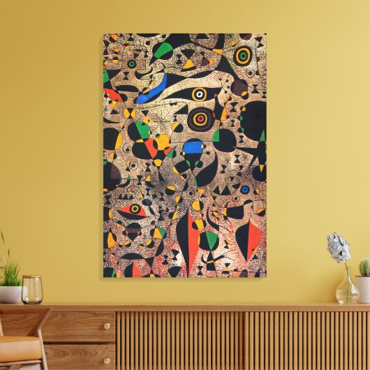 joan miro schilderijen kunst , abstracte kunst canvas afdruk (Insitu (Woonkamer))