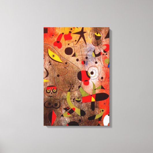joan miro schilderijen kunst , abstracte kunst canvas afdruk (Voorkant)