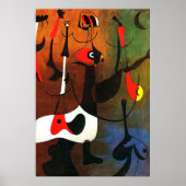 joan miro schilderijen kunst , abstracte kunst poster (Voorkant)
