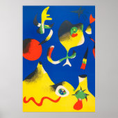 joan miro schilderijen kunst , abstracte kunst poster (Voorkant)