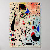 joan miro schilderijen kunst , abstracte kunst poster (Voorkant)