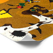 joan miro schilderijen kunst , abstracte kunst poster (Hoek)