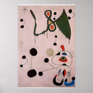 joan miro schilderijen kunst , abstracte kunst poster