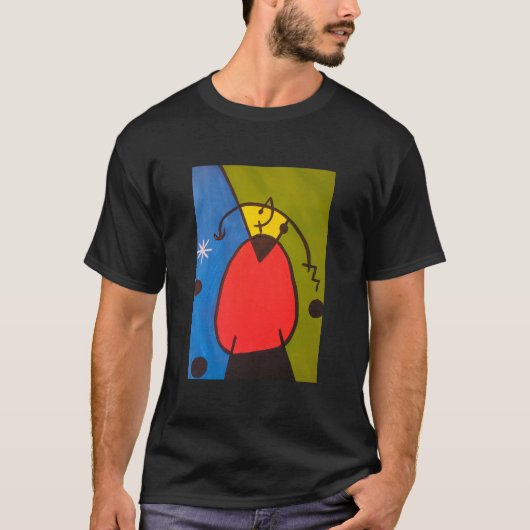 joan miro schilderijen kunst , abstracte kunst t-shirt (Voorkant)