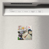 Joan Miro Spaanse Speelkaarten Magneet (Insitu (Vaatwasser))