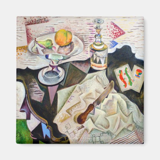 Joan Miro Spaanse Speelkaarten Magneet (Voorkant)