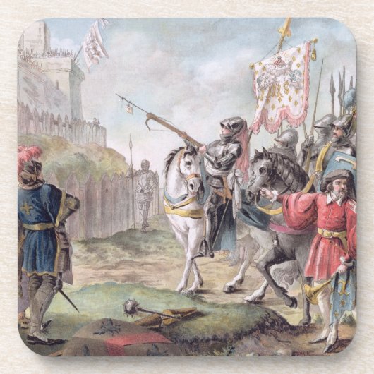 Joan of Arc (1412-31): Verlaat de Engelsen Bier Onderzetter (Voorkant)