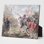 Joan of Arc (1412-31): Verlaat de Engelsen Fotoplaat (Zijkant)