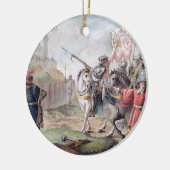 Joan of Arc (1412-31): Verlaat de Engelsen Keramisch Ornament (Links)