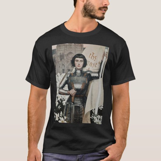 Joan of Arc-Albert Lynch Poster T-shirt (Voorkant)