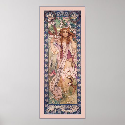 Joan of Arc ~ Alphonse Mucha Poster (Voorkant)