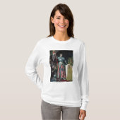 Joan of Arc bij de koning Charles T-shirt (Voorkant volledig)