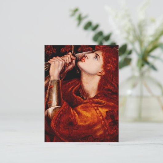 Joan of Arc Briefkaart (Staand voorkant)