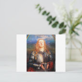 Joan of Arc Briefkaart (Staand voorkant)