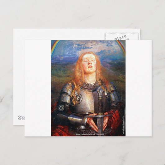 Joan of Arc Briefkaart (Voorkant / Achterkant)