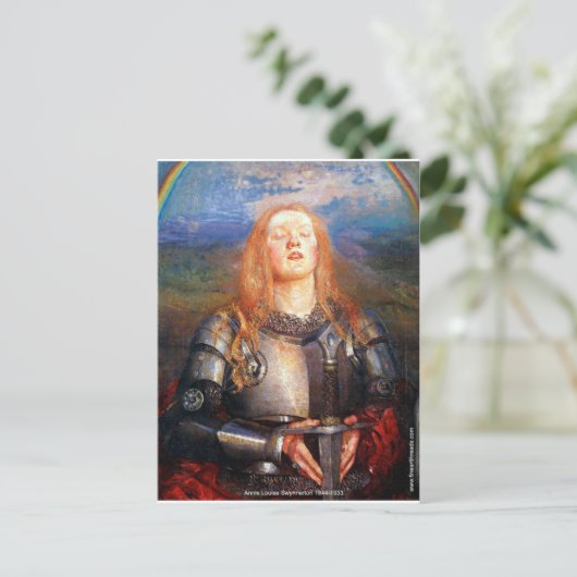Joan of Arc Briefkaart (Staand voorkant)